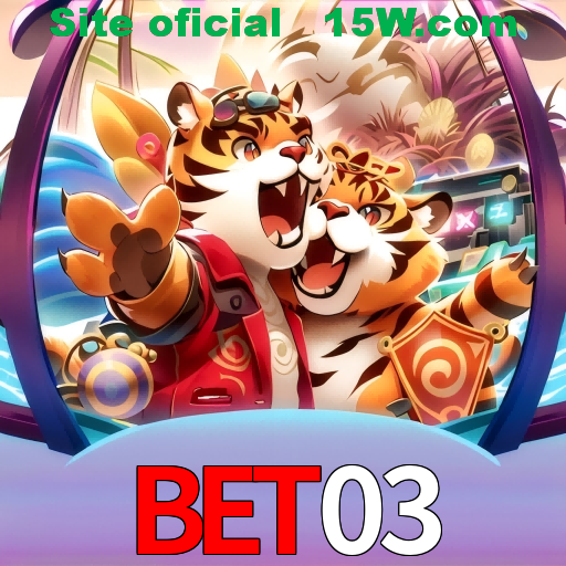 Imagem promocional da Bet03 mostrando a plataforma e suas vantagens